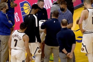 - 穆雷与40激战西班牙队分钟本菲卡今晨临场应变，库里与50激战法国队分钟看傻球迷